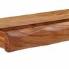 vidaXL Wandschappen 2 st 80x17x8 cm massief acaciahout