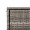 vidaXL Tuinkast 105x55x113 cm poly rattan grijs