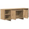 vidaXL Tv-meubel 130x35x50 cm bewerkt hout artisanaal eikenkleur