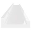 vidaXL Wandschappen 4 st 100x9x3 cm hoogglans wit