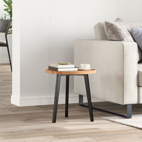 vidaXL Tafelblad rond Ø 40x2 cm massief acaciahout