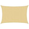 vidaXL Zonnezeil 6x4 m 100% polyester oxford zandkleurig