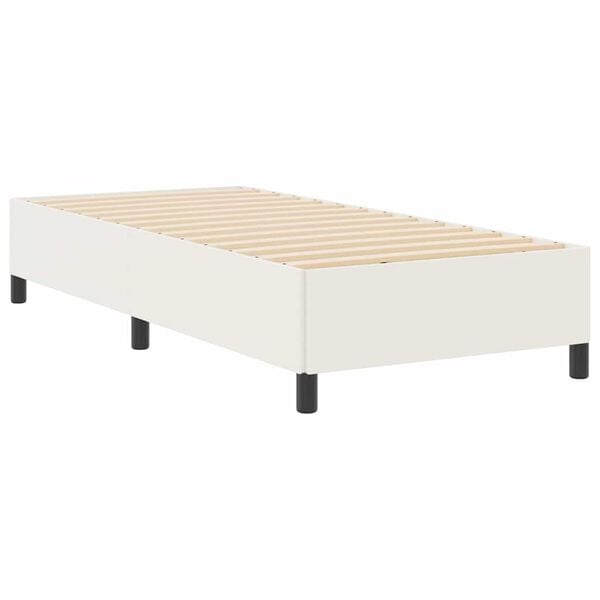 vidaXL Boxspringbed Cr&egrave;me 100 x 200 cm Katoen Stof