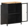 vidaXL Dressoir 60x35x78 cm massief ruw mangohout