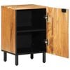 vidaXL Badkamerkast Bruin 38 x 33 x 58 cm Massief Mango Hout