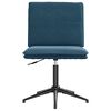 vidaXL Eetkamerstoelen 2 st fluweel blauw
