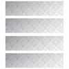vidaXL Trap Tread 4 st 80 x 20 cm Zilver Aluminium Rechthoekig