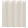 vidaXL Gordijnen voile met doorvoertules 2 st 140x140 cm crèmekleurig