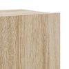 vidaXL 8-delige Tv-meubelset bewerkt hout sonoma eikenkleurig