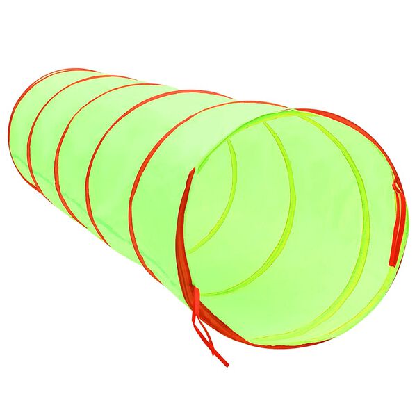 vidaXL Kinderspeeltunnel met 250 ballen 175 cm polyester groen