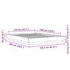 vidaXL Bedframe bewerkt hout gerookt eikenkleurig 135x190 cm