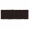 vidaXL Tafelblad natuurlijke rand 140x50x(2-6)cm eikenhout donkerbruin