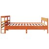 vidaXL Bedframe zonder matras massief grenenhout wasbruin 180x200 cm