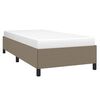 vidaXL Bedframe zonder matras 90x200 cm stof taupe