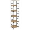 vidaXL Boekenkast 5-laags 50 x 33 x 188,5 cm Bewerkt hout