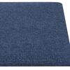 vidaXL Wandhoofdbord 12 pcs Blauw 30 x 15 cm Stof