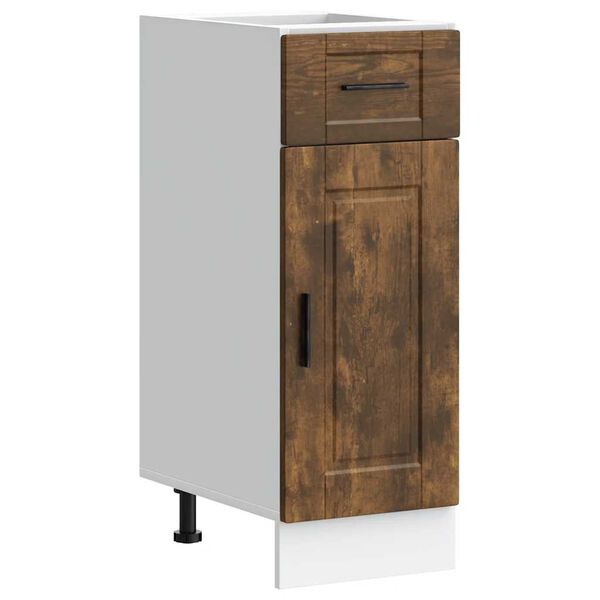 vidaXL Onderkast "Porto" bewerkt hout gerookt eikenkleurig