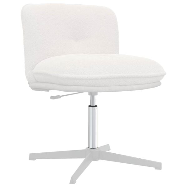 vidaXL Kantoorstoel gascilinder Chroom 18,5 cm IJzer