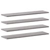 vidaXL Wandschappen 4 st 80x20x1,5 cm bewerkt hout grijs sonoma eiken
