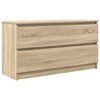 vidaXL Tv-meubel 100x35x54 cm bewerkt hout sonoma eikenkleurig