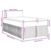 vidaXL Boxspring met matras fluweel roze 120x200 cm