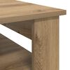vidaXL Salontafel Artisan Eiken 64 x 54 x 44 cm Bewerkt hout