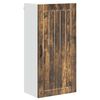vidaXL Wandkast LUCCA Gerookt eiken 50 x 31 x 100 cm Bewerkt hout