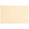 vidaXL Balkonscherm 800x90 cm PVC cr&egrave;mekleurig