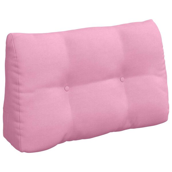 vidaXL Rugkussen Roze 80 x 24 x 50 cm Stof