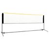 vidaXL Badmintonnet verstelbaar 400x103x94-158 cm metaal