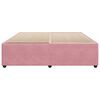 vidaXL Bedframe fluweel roze 180x200 cm