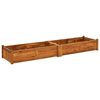 vidaXL Plantenbak verhoogd 200x50x25 cm acaciahout