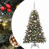 vidaXL Kunstkerstboom met 150 LED Groen 120 cm PVC en Plastic en Staal