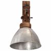 vidaXL Wandlamp 25 W E27 vintage zilverkleurig