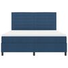vidaXL Boxspringbed met matras met hoofdeinde Blauw 180 x 200 cm Stof