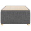 vidaXL Bedframe zonder matras 90x200 cm stof donkergrijs