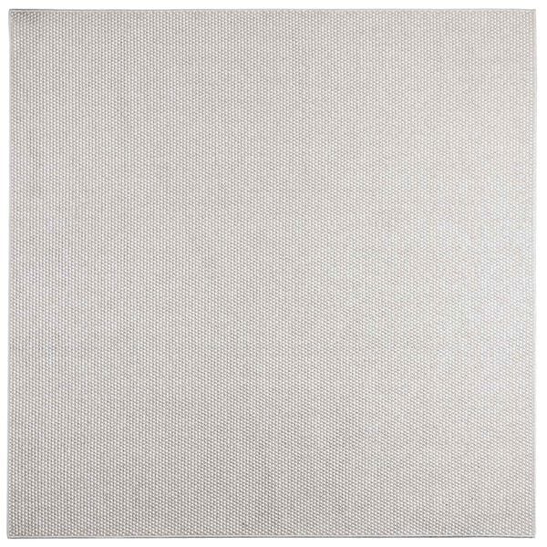 vidaXL Vloerkleden Vierkant LUGO Cr&egrave;me en Grijs 200 x 200 cm Polyester