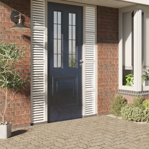 vidaXL Raamfolie strepenpatroon mat 90x500 cm PVC