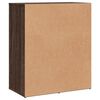 vidaXL Dressoir 60x31x70 cm bewerkt hout bruin eikenkleurig