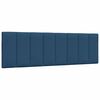 vidaXL Bedframe zonder matras "Hanko" stof blauw 160x200 cm