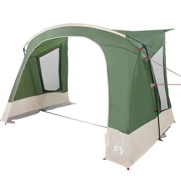 vidaXL Caravan Tent met dak met opslag Groen 410 x 275 x 245 cm