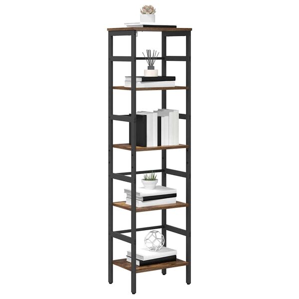 vidaXL Boekenkast Oud Hout 40 x 29,5 x 149 cm Bewerkt hout