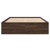 vidaXL Bedframe zonder matras bewerkt hout bruin eikenkleur 120x190 cm