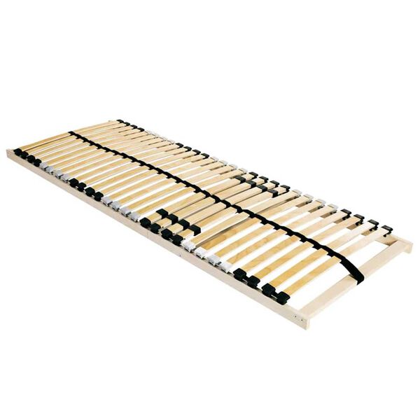 vidaXL Lattenbodem Bruin 80 x 190 cm Massief beukenhout