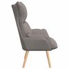 vidaXL Fauteuil Taupe 69 x 74 x 93 cm Sherpa Stof