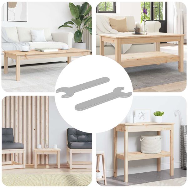 vidaXL Schroefsleutel 2 pcs Zilver 10 mm IJzer