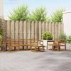 vidaXL Buiten bankenset 7 pcs Naturel Massief Acaciahout