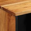 vidaXL Dressoir met plank Naturel 80 x 33,5 x 75 cm Massief Acaciahout