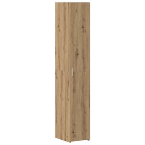 vidaXL Hoge kast Artisan Eiken 30 x 42,5 x 185 cm