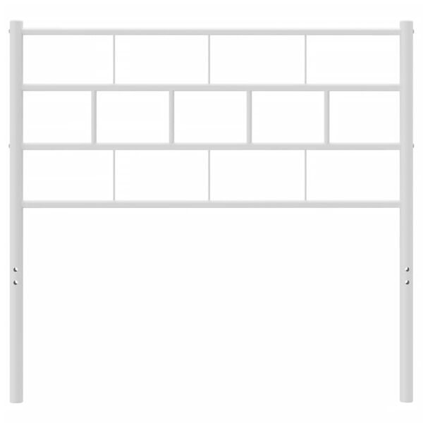 vidaXL Hoofdbord 90 cm metaal wit